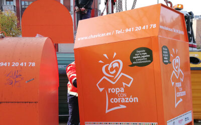 Renovamos los contenedores de Ropa con Corazón de Logroño