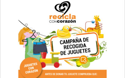 Recogemos “Juguetes con corazón” para las familias con más necesidades