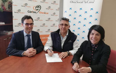 CaixaBank aporta 2.400 euros al proyecto de formación y empleo del Centro de Formación Virgen de la Esperanza